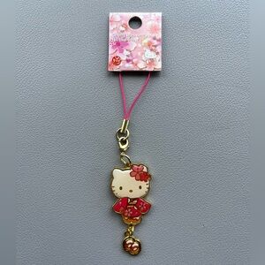 Cute New Sanrio Hello Kitty Cherry Blossom Keychain/Phone Charm